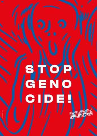 Cartel Urgente X Palestina | Pepe Menéndez | Cuba